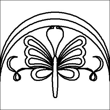 (image for) Clamshell Butterfly-L00571